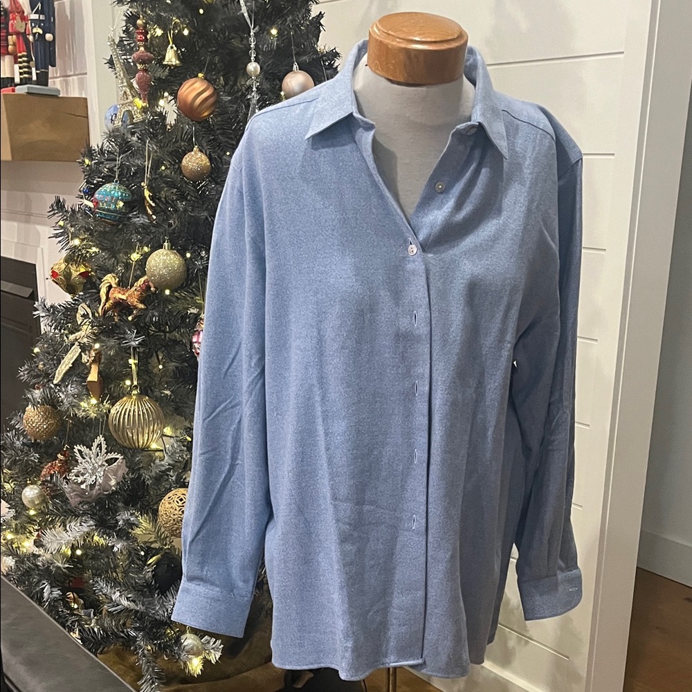 Burberry Light Blue Casual Button Down Shirt